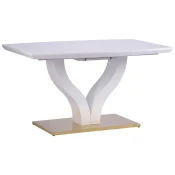 MID.YOU Jedilna Miza Jade Az, Bela, 140-180x90