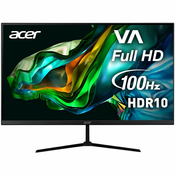 Monitor Acer 23.8 Nitro QG240YH3bix, UM.QQ0EE.301, VA, gaming, AMD FreeSync 100Hz, HDR10, VGA, HDMI, Full HD UM.QQ0EE.301