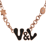 Ženska ogrlica V&L VJ0265CO
