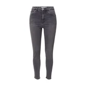 TOPSHOP Kavbojke JAMIE črn denim