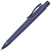 Kemični svinčnik, 0,7 mm, potisni mehanizem, modro ohišje, FABER-CASTELL Poly Ball Urban, modro