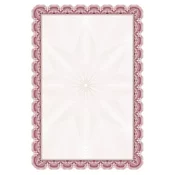 Diploma A4 - roza okvir, 170 g/m2, 25 kosov