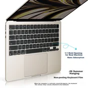 Jichuan Zaštitna TPU folija za tastaturu za Apple MacBook Air 13.6