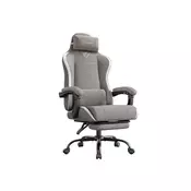 Songmics Gaming stol 70x70x1235 cm siva