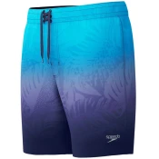 Speedo lookout ombre flex boardshort harpuna blue m - uk34