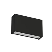 Linea Light LED stenska svetilka Box W2 bi-emisija, W 13,9 cm, črna, 2700 K - Dnevna soba/jedilnica - Kovina