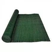 Balkonski pokrov za balustrado PVC 1x3 m zelen