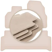 PREMIUM bež talne obloge za: Renault Scenic II enoprostorec 2003-2009