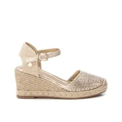 Xti za ženske. 14384301-ORO Espadrile 143843 zlata (39), Zlato, 5 do 8 cm, Zaponka, Priložnostno