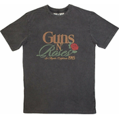 Guns N Roses Majica California 1985 Stone Wash Unisex Charcoal Grey 2XL