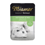 MIAMOR hrana za mačke Ragu Royale (okus: puran z mesom v omaki), 100g
