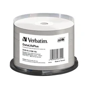 slomart DVD-R medij, 16x, 4.7GB, 50 kosov, potisni (Printable AZO DL+)