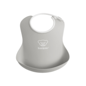 Baby Bib - Grey