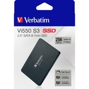Verbatim Vi550, 256 GB, 2.5, 520 MB/s, 6 Gbit/s