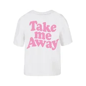 Miss Tee Majica Take Me Away roza/bela