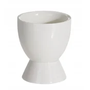 shumee Porcelanasta skodelica za jajca s krožnikom, klasična bela, 6 cm, 1 kos.