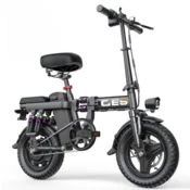 TOOFLY Mini zložljivo električno kolo Toofly GE5, 48V 250W 15Ah, črne barve, (5000255638)