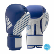 Kickboxing rokavice WAKO usnjene | Adidas - Modra, 10 OZ