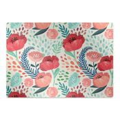 Decormat Podloga za pisarniški stol Red poppies 140x100 cm 15 cm