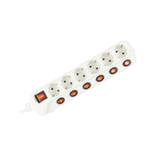 HOME Razvodnik sa 6 mesta 1,5m 1.0mm2 + prekidaci