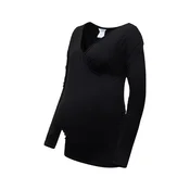 Lindex Maternity Majica Lisa črna