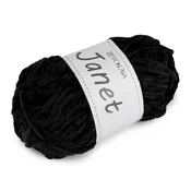 Pletena preja Janet 100 g - črna