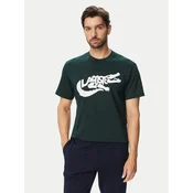 Lacoste Majica TH9990 Temno zelena Classic Fit
