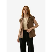 My fashion Brezrokavnik rjava
