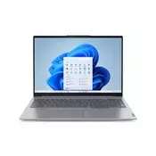 Lenovo - ThinkBook 16 G7 ARP Ryzen 7 7735HS 8C/16T, 1x 16GB DDR5, SSD 512GB PCIe 2242, 16`` WUXGA (1920x1200) IPS AG 300n, Radeon 680M, GLAN, WLAN, BT, KybSR BL, SD, HDMI, 2x USB 3.2 G1, 2x USB-C, FPR, Cam FHD+IR, 45Wh, 2W x2 Dolby, AL top, 1.7kg, no OS, 3YW