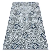 eoshop Preproga COLOR 19247/699 SISAL Square Diamond Plate Blue ( - Velikost: 160x230 cm)