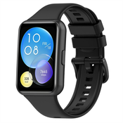 Silikonski remen za sat Huawei Watch Fit 2 - crni