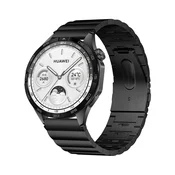 INF Združljiv 22mm jekleni pašček za uro Huawei Watch 4 Pro, GT4 - Hitra sprostitev Black, (5000090692)