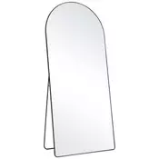 VEVOR Ogledalo polne dolžine ukrivljeno 1800x810x19 mm črno