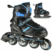Nils Extreme Roller Skates NH18191 2in1 Black/Blue (39-43)