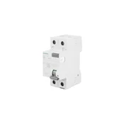 Siemens SENTRON 2P 25A 30mA diferencialno varovalko Tip AC N-pol levi 5SV4312-0KL