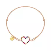 Lueur Small Heart zapestnica - Yellow Gold Plated