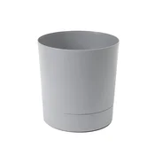 Cvetlični lonec s podstavkom AURA 200mm siv 80711