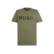 HUGO Majica Dulivio  kaki / črna