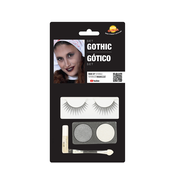 Guirca Gotski set za ličenje srebrna/bela