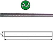 Navojna palica DIN 976-1 (nekd. 975) M 30 x 1000, inox A2