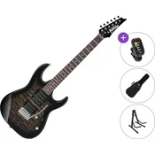 Ibanez GRX70QA-TKS SET Transparent Black Burst Električna gitara