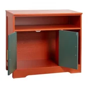 VEVOR Ograja za mačji straniščni pesek 792x43x71 cm rdeča shramba