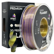 Smart Print Silk PLA Trojna Barva črna zlata vijolična filament 1.75mm - Smart Print Sijajni Filament za 3D Tisk (1kg Kolut)