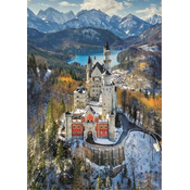 Puzzle Neuschwanstein Castle Educa 1000 dielov a Fix lepidlo od 11 rokov EDU19261