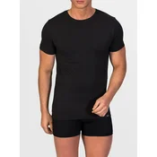 zd ZERO DEFECTS Spodnja majica Crew-Neck Soy fiber črna