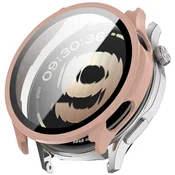 GS Ovitek 2 v 1 + kaljeno steklo za Oppo Watch S, roza