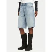 G-Star Raw Kratke traperice Clean Edge D28383-E352 Svijetlo plava Wide Fit
