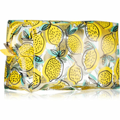 BrushArt Accessories Transparent cosmetic bag transparentna kozmeticka torbica Lemon 1 kom