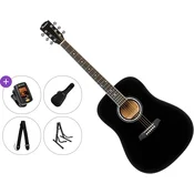 Pasadena PD-10L Premium SET Black Akusticna gitara