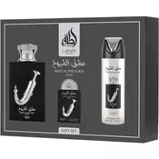 Lattafa Pride Ishq Al Shuyukh Silver darilni set uniseks 1 kos